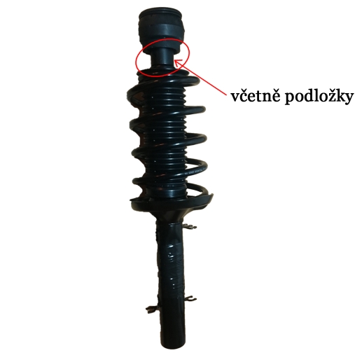 Zvednutí podvozku Škoda Octavia 1 - kompletné tlmič s podložkou 2,5cm
