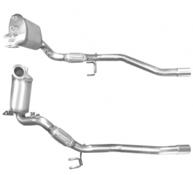 Dpf filter s výfukom Octavia2 1.9 77kw