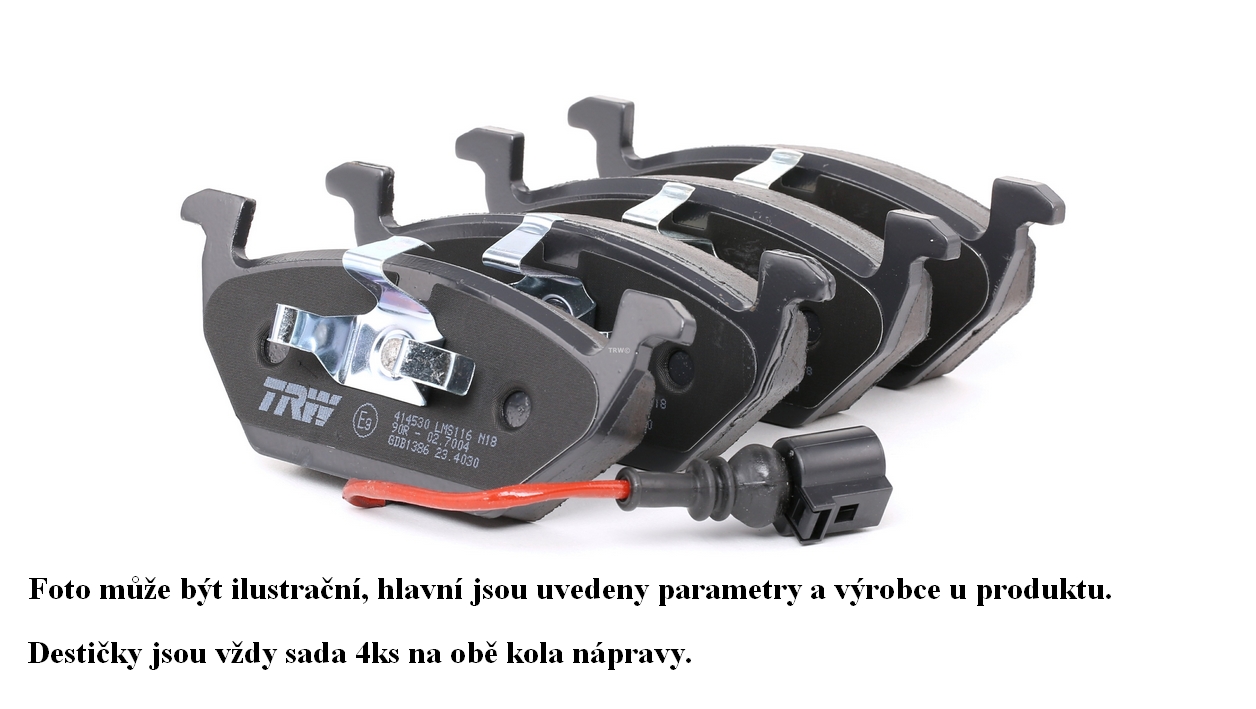 Doštičky Octavia3 predné se signalizáciou - MaxGear
