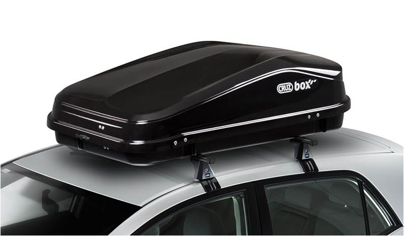 Strešný box cruz easy 430gc1 stríbrná/čierná