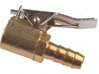 Koncovka hustiaca kovová s poistkou pr.8mm