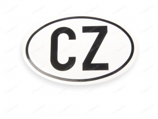 Samolepka CZ vonkajší, priemer 180 mm