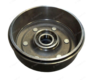 Brzdový bubon KNOTT 300x80 mm, 205x6 mm s ložiskom, Knott