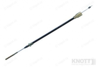 Brzdové lanko 1430/1640 mm, závitové, Knott